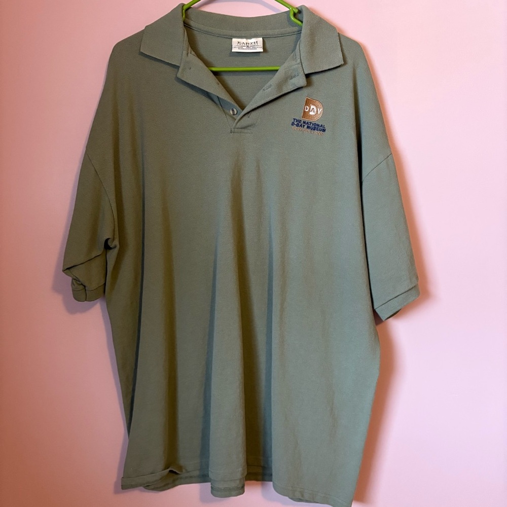 Earth Collection Green Polo Shirt